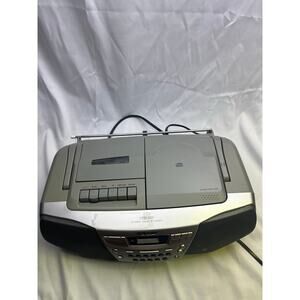 Vintage Sony CFD-S22 Mega Bass Boombox CD AM/FM Cassette Tested Working